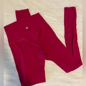 Hot pink Lululemon Align Leggings